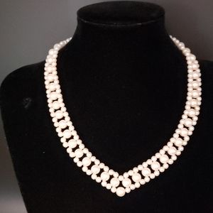 Vintage Avon Elegant Weave Necklace